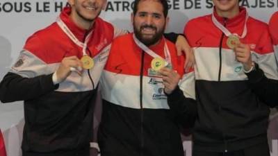  تأهل ثلاثي مصري إلى ربع نهائي سلاح سيف المبارزة رجال بألعاب البحر المتوسط