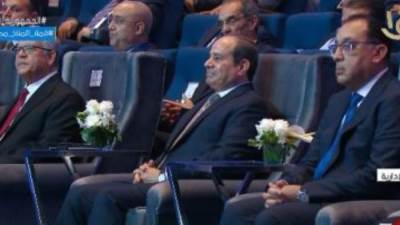 الرئيس السيسي يصل لمقر الجلسة الختامية للمؤتمر الاقتصادي مصر 2022