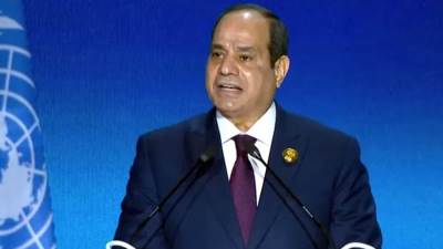 الرئيس السيسي يعرب عن تطلعه في أن يخرج (COP27) بنتائح قوية 