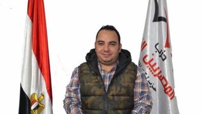 المصريين الأحرار يهنئ "أحمد على" لاختياره عضوًا بأمانة اتحاد المصريين بالخارج