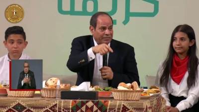 من المنيا.. الرئيس السيسي: هناك من كان يريد تخريب مصر بـ"الفتنة" لكن المصريين منتبهين