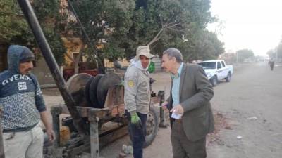 رئيس ابوقرقاص بالمنيا يتابع نسب تنفيذ مشروعات المبادرة الرئاسية " حياة كريمة".