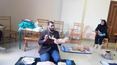 كلية التمريض بجامعة كفر الشيخ تنظم دورة تدريبية عن الإسعافات الأولية