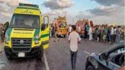 مصرع طفل وإصابة آخر في حادث تصادم سيارتين بالشرقية 