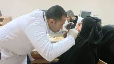 قافلة طبية مجانية ضمن مبادرة "حياة كريمة" بقرى غرب الموهوب بالوادي الجديد