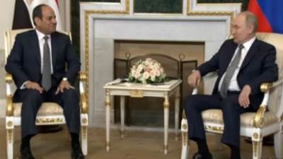 عاجل| بث مباشر.. الرئيس السيسي يلتقي الرئيس الروسي فلاديمير بوتين