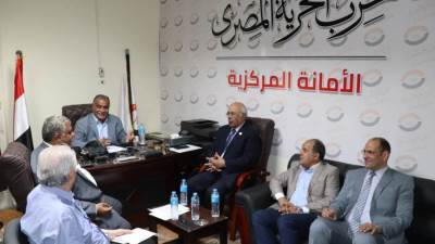 "الحرية المصرى" يعلن دعم ترشح الرئيس عبدالفتاح السيسى للانتخابات الرئاسية المقبلة