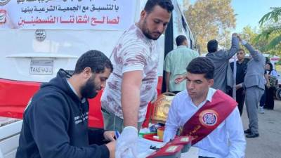 جامعة بنها تطلق حملة للتبرع بالدم لدعم الأشقاء في فلسطين