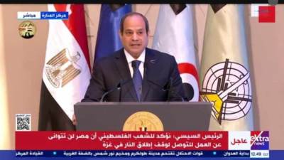 عاجل| الرئيس السيسي: تكلفة الإعمار بغزة تحتاج أكثر من 90 مليار دولار