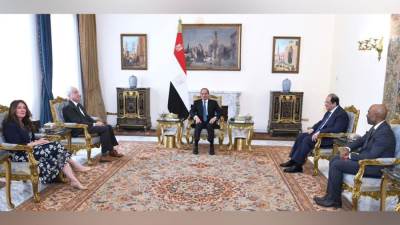 عاجل.. الرئيس السيسى يستقبل رئيس وكالة الاستخبارات المركزية الأمريكية