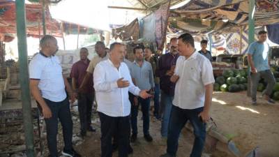 محافظ أسيوط يتفقد الموقع المقترح لإنشاء سوق نموذجي بمدينة ساحل سليم بتكلفة 1.5 مليون جنيه 