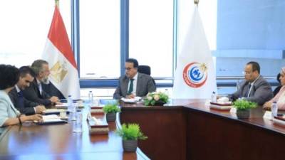 وزير الصحة والسكان يجتمع بممثل "اليونيسيف" لمناقشة سبل التعاون المشترك