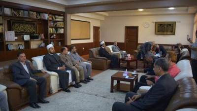 رئيس فرع خريجي الأزهر بالغربية يلتقي نائب الحاكم العسكري للتهنئة بأعياد أكتوبر المجيدة