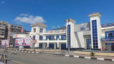 السيطرة على حريق بسوق بازار بورسعيد الجديد