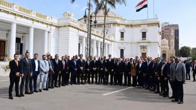 وفد أمانة الشباب المركزية لحزب مستقبل وطن يشارك في حضور جلسات "النواب"