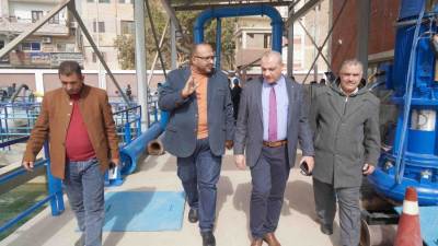 نائب رئيس القابضة للمياه يتفقد محطات مياه الشرب الحاصلة على شهادة التنمية المستدامة