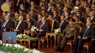 عاجل...بالفيديو ... الرئيس السيسي يشهد الندوة التثقيفية الـ 41 للقوات المسلحة 