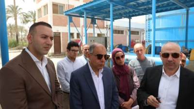 محافظ المنيا يتفقد أعمال توسعة محطة مياه شرب مغاغة ويوجه بسرعة الإنجاز طبقًا للمواصفات القياسية