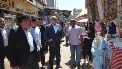بالصور.. محافظ الغربية يتفقد أعمال تطوير محيط مسجد السيد البدوي