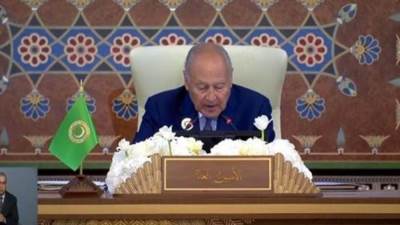 "أبو الغيط" يتحدث عن جماعة الحوثي.. ماذا قال عنها في القمة العربية اليوم؟