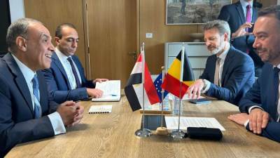 وزير الخارجية يشيد بالعلاقات المتميزة بين مصر وبلجيكا