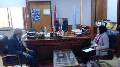 اجتماعاً تنسيقياً بين مديرية الصحة وفرع هيئة التأمين الصحي بكفر الشيخ