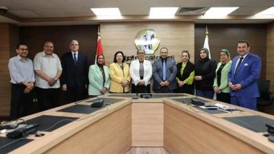 المستشارة أمل عمار تستقبل وفد اللجنة الاستشارية لبحث سبل التعاون بين الجانبين