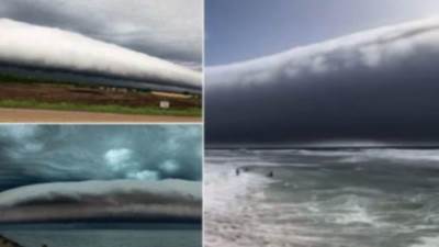  ظاهرة "تسونامي" نادرة تفاجئ رواد الشاطئ في البرتغال