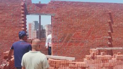 إزالة مخالفات البناء بدون ترخيص بكفر الشيخ