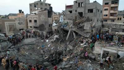 استشهاد 8 فلسطينيين في قصف للاحتلال في غزة وخان يونس