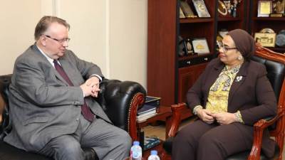 المستشارة أمل عمار تستقبل وفد منظمة العمل الدولية لمناقشة سبل تعزيز التعاون