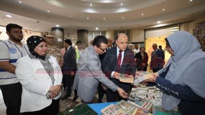 جولة تفقدية لمعرض الكتاب بالمركز الثقافي بكفر الشيخ 
