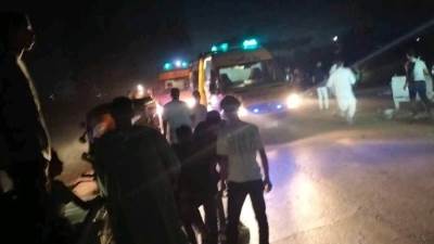 مصرع ربة منزل وابنتها وإصابة 3 آخرين من أبنائها بحادث بالبحيرة 