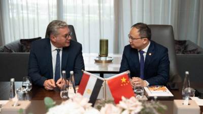 وزير البترول يلتقي الرئيس التنفيذي لشركة “يونايتد إنرجي جروب” "UEG" الصينية