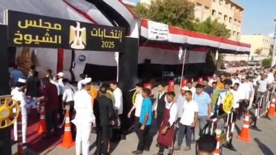 انتظام عملية التصويت في انتخابات الشيوخ بمدرسة تحيا مصر بالأسمرات