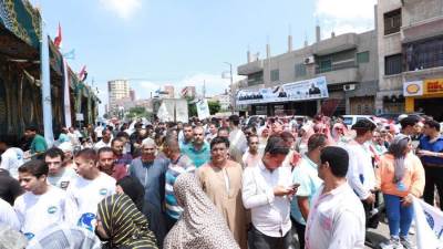 زحام شديد على صناديق الاقتراع بكفر الشيخ 