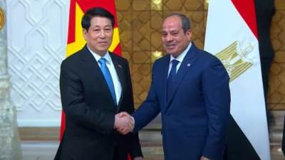 الرئيس السيسي ونظيره الفيتنامي يشهدان التوقيع على مذكرتي تفاهم في مجالي التنمية المحلية والاقتصادية.. فيديو