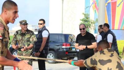فجرًا .. الرئيس السيسي يقوم بجولة تفقدية في الأكاديمية العسكرية المصرية
