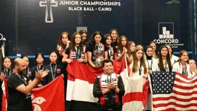 "القومي للمرأة" يهنئ بطلات مصر في الإسكواش بعد التتويج ببطولة العالم للناشئات