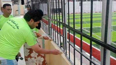 بالصور.. "مركزنا أجمل".. مبادرة لتطوير مراكز الشباب في الغربية