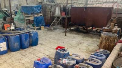 ضبط مصنع لإنتاج وتعبئة المنظفات المنزلية بدون ترخيص بالقليوبية