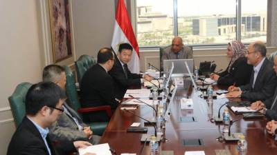 وزير الكهرباء يبحث مع "إنكورا الصينية" توطين صناعة مهمات الجهد العالي ونقل التكنولوجيا