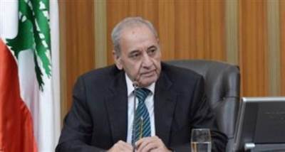 رئيس "النواب اللبناني": لا خوف من اندلاع حرب أهلية أو أي تهديد للسلم الداخلي في لبنان