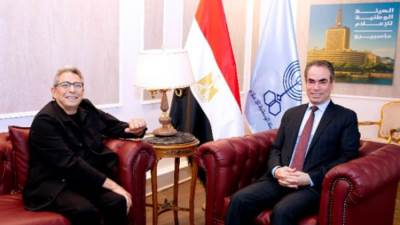 محمود سعد يزور ماسبيرو بعد غياب 14 سنة 