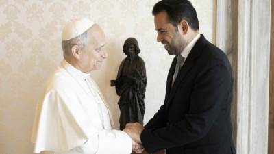بابا الفاتيكان يستقبل المستشار محمد عبد السلام ويؤكِّد أهمية تعزيز حوار الأديان والأخوَّة الإنسانيَّة
