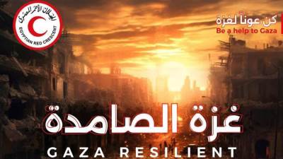 الهلال الأحمر المصري عبر صفحته على فيسبوك.. "تبرع الآن.. غزة الصامدة"