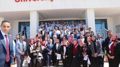 وزير التعليم العالي ومحافظ المنوفية يفتتحان عددًا من المشروعات بجامعة مدينة السادات