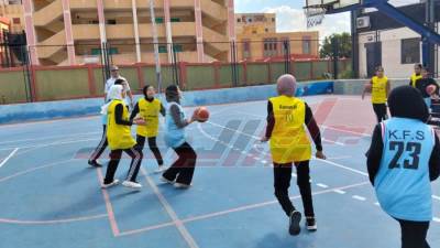 مهرجان رياضي لكرة السلة بملعب الإرادة والتحدي بكفر الشيخ