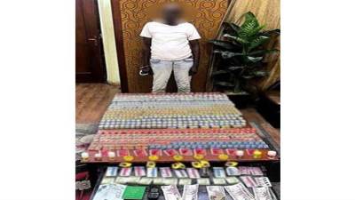 ضبط شخص يحمل جنسية أجنبية يروج عقاقير ومنشطات مجهولة المصدر بالإسكندرية