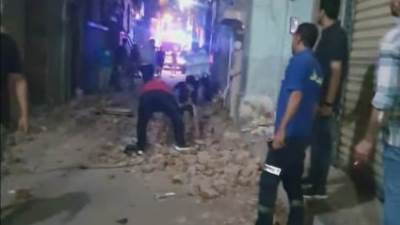 إصابة 4 أشخاص في انهيار "بلكونة عقار" بالزقازيق